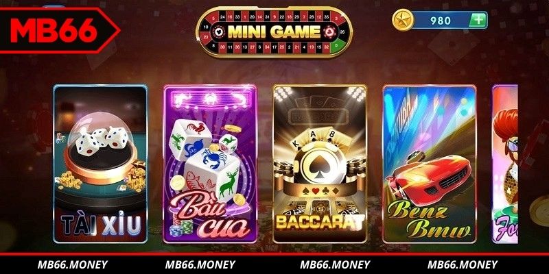 Nhiều tựa game mini giải trí